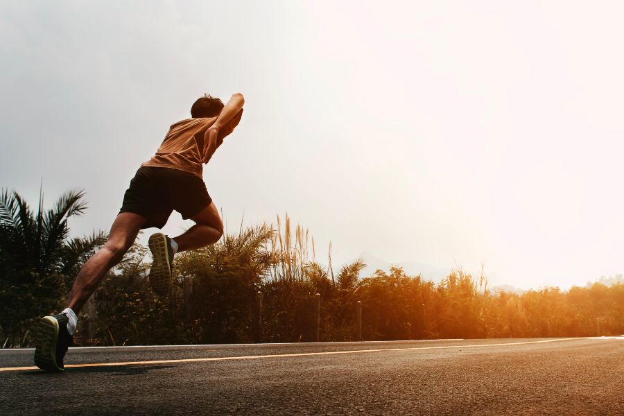 Homem correndo
